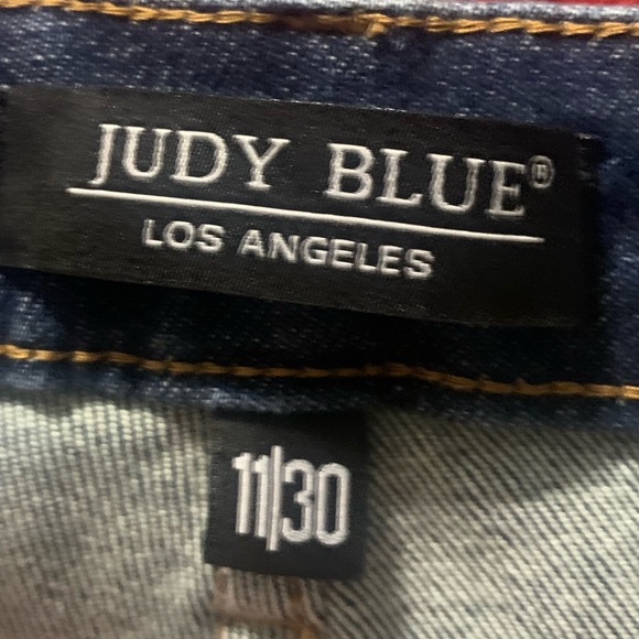 Judy Blue Dark Wash Slim Bootcut Jeans - Picture 6 of 8